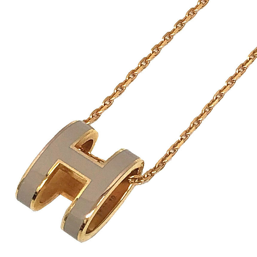 HERMES Gold Necklace